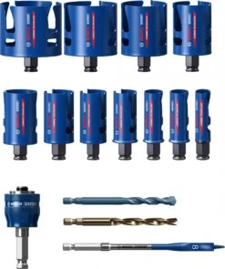 Bosch 2608900489 EXPERT 15-delige Power-Change Gatzagenset Construction Material Universeel 20/22/25/32/35/40/44/51/60/68/76mm