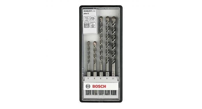 Bosch 2607019927 SDS-Plus 5 Delige Robust Line Hamerborenset - Type 5