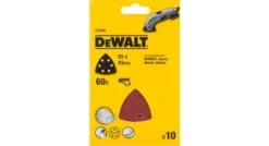 DeWalt DT3091 Deltaschuurpapier - K60 - 93mm (10st) - DT3091-QZ