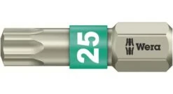Wera 05071034001 1/4" RVS Torx Bit - T20 X 25mm