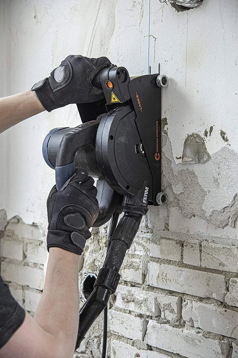 FERM WSM1008 Sleuvenfrees In Tas - 1600W - 150mm - Afbeelding 8