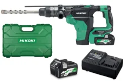 HiKOKI DH36DMAWAZ 36V Multivolt Li-Ion Accu SDS-Max Boorhamer Set (2x 4,0Ah) In Koffer - 8,5J - Koolborstelloos