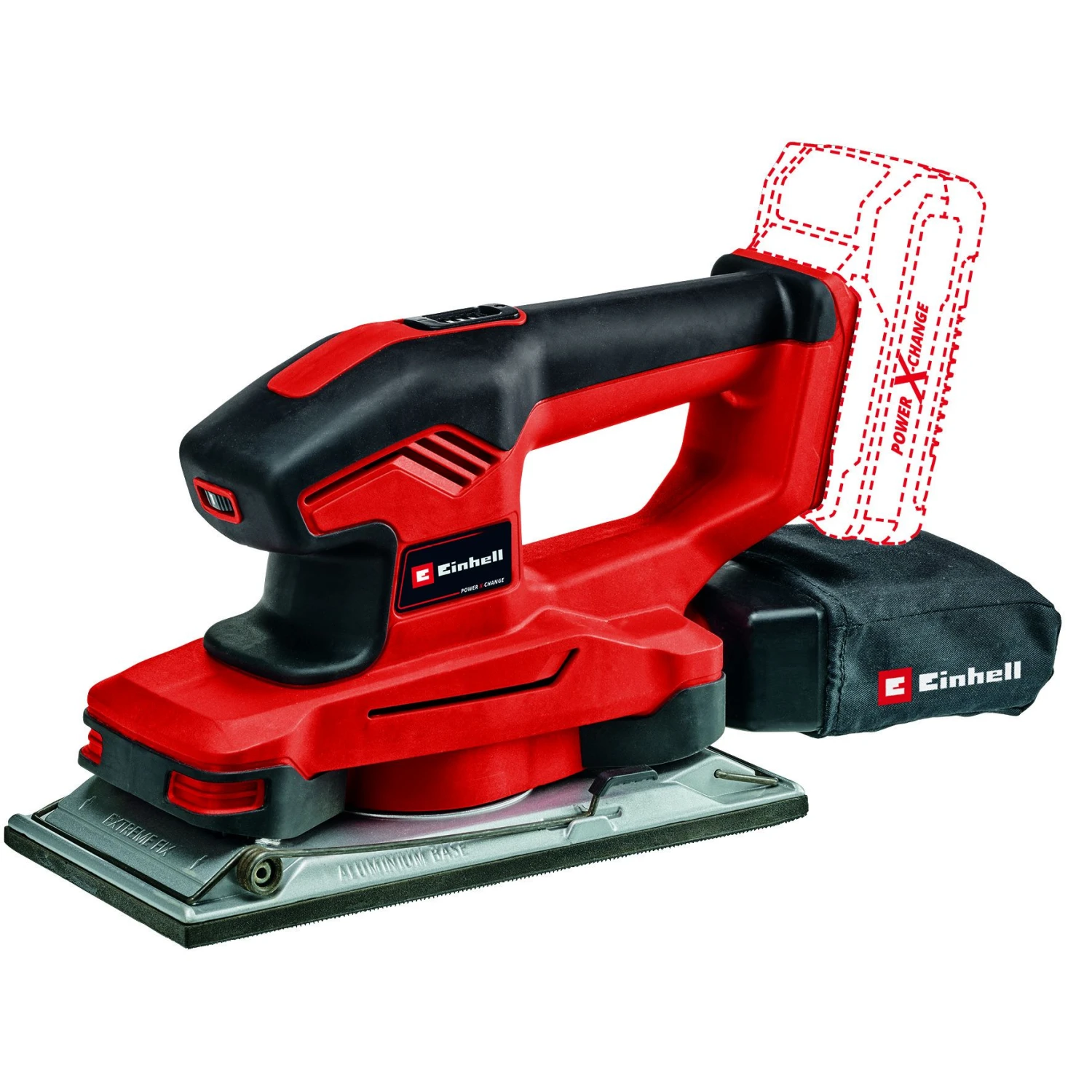 Einhell TE-OS 18/230 Li 18V Li-Ion Accu Vlakschuurmachine Set (met 2.5Ah Accu Starterset) - Afbeelding 3