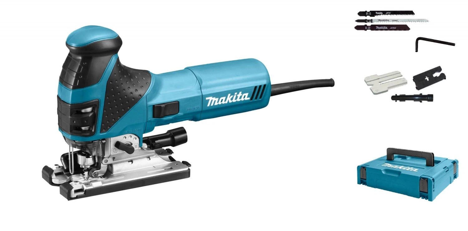 Makita MEU029J Invalzaag Incl. Geleiderail (SP6000) & Decoupeerzaag (4351FCT) Combiset In 2x Mbox - Afbeelding 3