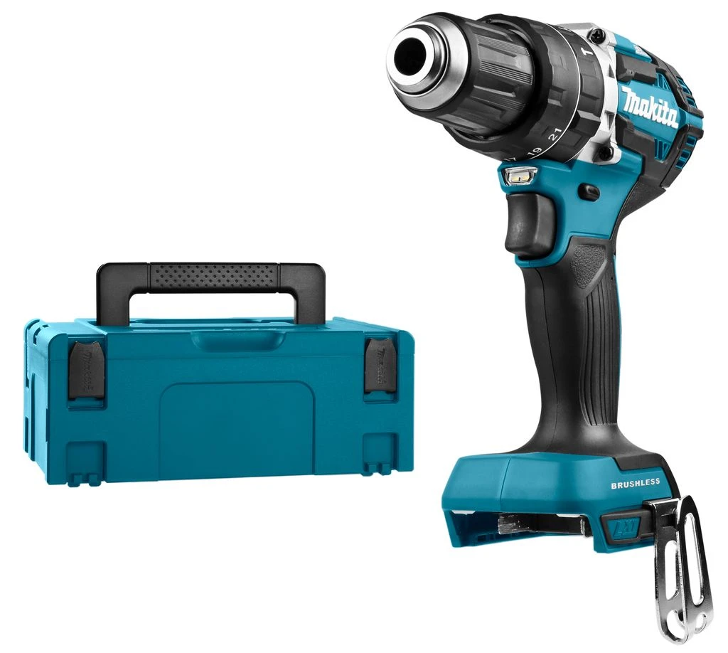 Makita DHP484RTJ 18V Li-Ion Accu Klopboor-/schroefmachine Set (2x 5.0Ah Accu) In Mbox - Koolborstelloos - Afbeelding 2