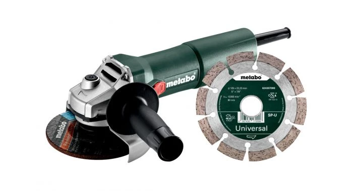 Metabo W 750-125 Haakse Slijper Incl. Diamant-doorslijpschijf - 750W - 125mm