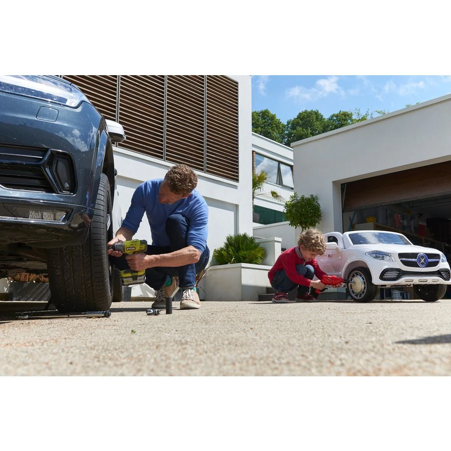 Ryobi R18IW3-120S ONE+ 18V Li-ion Accu Slagmoersleutel Set (1x 2.0ah Accu) In Tas - 400mm - 1/2'' - Afbeelding 9