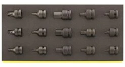 Stahlwille 96838792 15-delige Kracht Dopbitset In TCS-inleg - Inbus/Torx - 96838792