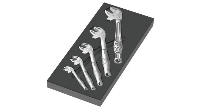 Wera 05150122001 9732 5-delige Steeksleutelset In Schuimstof Inleg