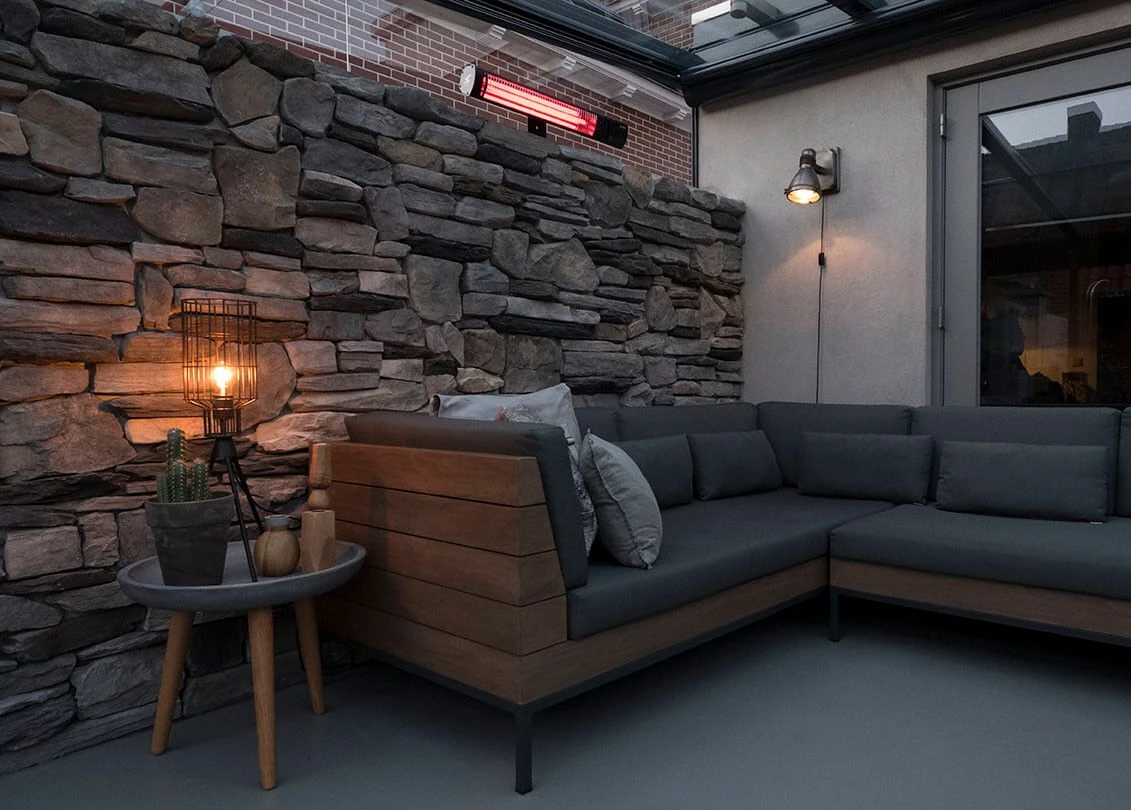 Eurom Golden Shadow 2000 Terrasverwarmer Incl. Afstandbediening - 2000W - 334432 - Afbeelding 5