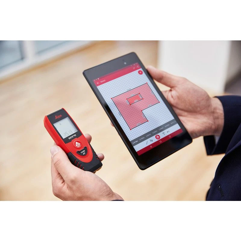 Leica Disto D1 Laserafstandsmeter - Bluetooth - 40m - 843418 - Afbeelding 4