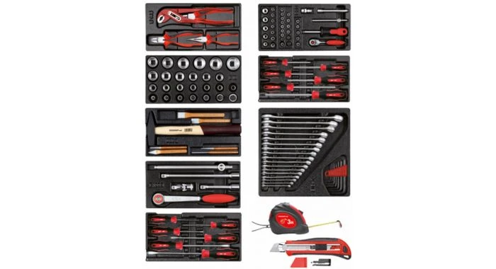 Gedore RED R21010001 119-delige Gereedschapset In CT Modules