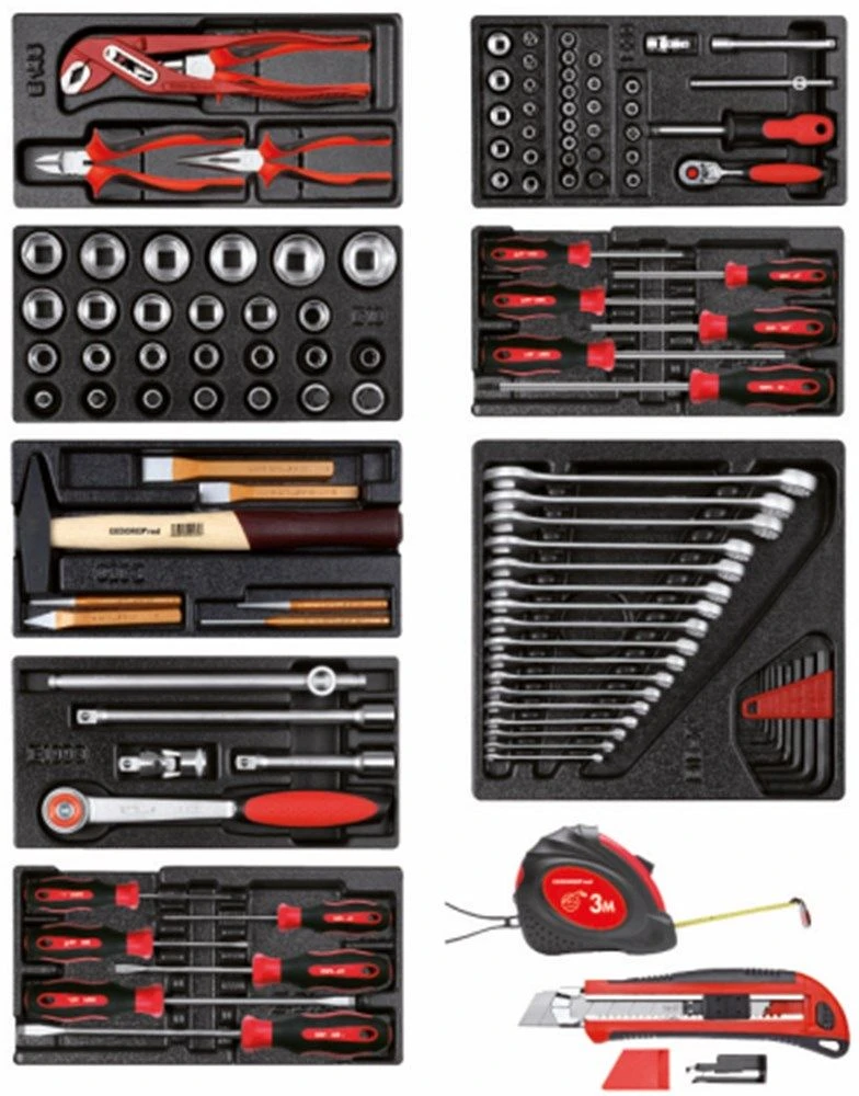 Gedore RED R21560001 119-delige Gereedschapswagen Mechanic - 3301667 - Afbeelding 2