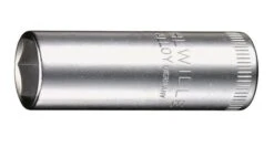 Stahlwille 40L-8 Lange Dopsleutel - Zeskant - 8mm - 1/4" (L= 50mm) - 1020008