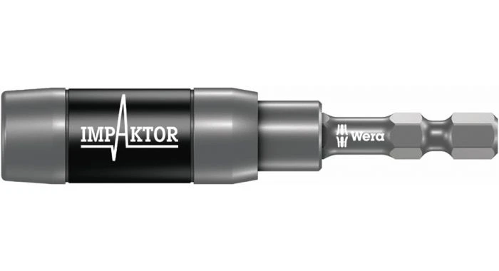 Wera 5057676001 Impaktor R Bithouder Met Ringmagneet En Springveer - 1/4" X 75mm