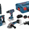 Bosch Accu Toolkit 5 Toolkit 18V GSB 18V-60 C + GWS 18V-10 C + GBH 18V-26 + GSA 18V-LI + GLI 18V-1200 C - 1x ProCORE 18V 4,0Ah + 2x ProCORE18V 8,0Ah - 0615990M2X