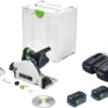 Festool TSC 55 5,0 KEBI-Plus/XL 18V Li-Ion Accu Invalzaag Set (2x 5,0Ah) In Systainer - 160mm - 577342