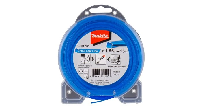 Makita E-01731 Maaidraad Four-Leaf Line Blauw - 1,65mm - 15 Meter