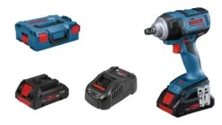 Bosch GDS 18V-300 18V Li-Ion Accu Slagmoersleutel Set (2x 4.0Ah Accu) In L-Boxx - 1/2" - 300Nm - 06019D8202