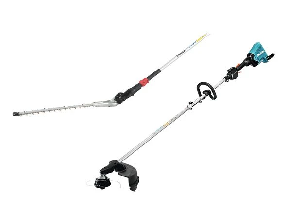 Makita DUX60ZX8 36V (2x 18V) Li-Ion Accu Combisysteem Body Met Bosmaaier En Heggenschaar Opzetstuk - Koolborstelloos