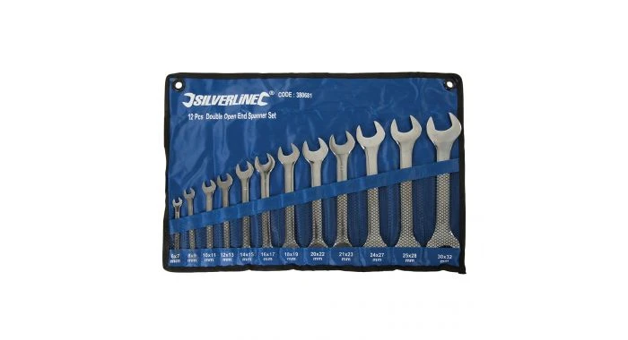 Silverline 380681 12-delige Steeksleutelset - 6-32mm