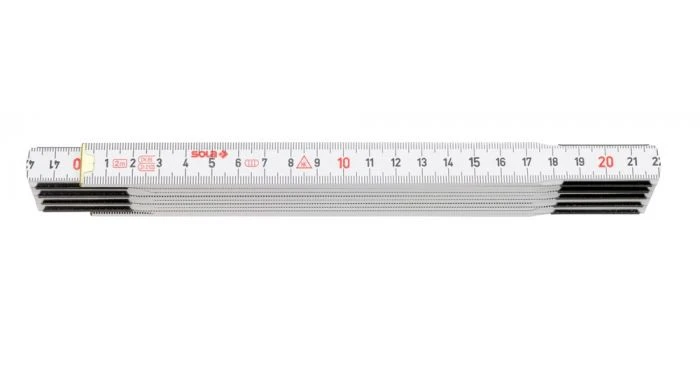 Sola HW 2/10 Duimstok - Hout - Wit - 2m - 53020601
