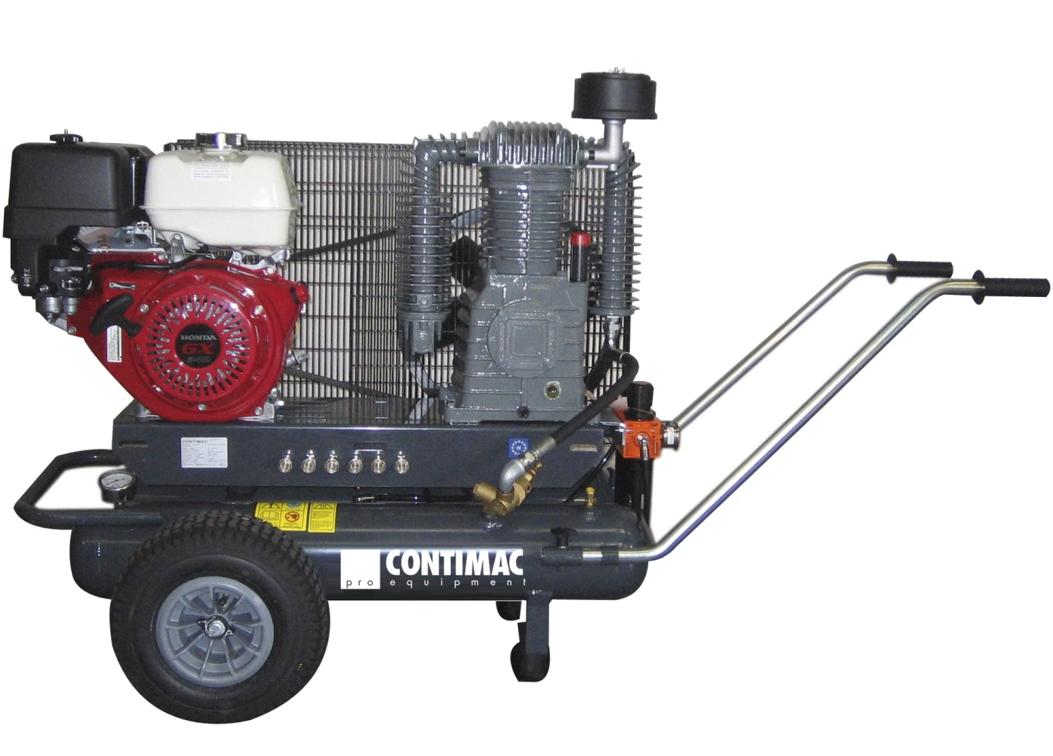 Contimac CM 950/11/17+17 Compressor - 5,5 PK - 10 Bar - 950 L/min - 17+17 L - Afbeelding 2