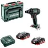 Metabo SSW 18 LTX 300 BL 18V LiHD Accu Slagmoersleutel Set (2x 4.0Ah LiHD Accu) In MetaBox - 300Nm - 1/2" - Koolborstelloos - 602395800