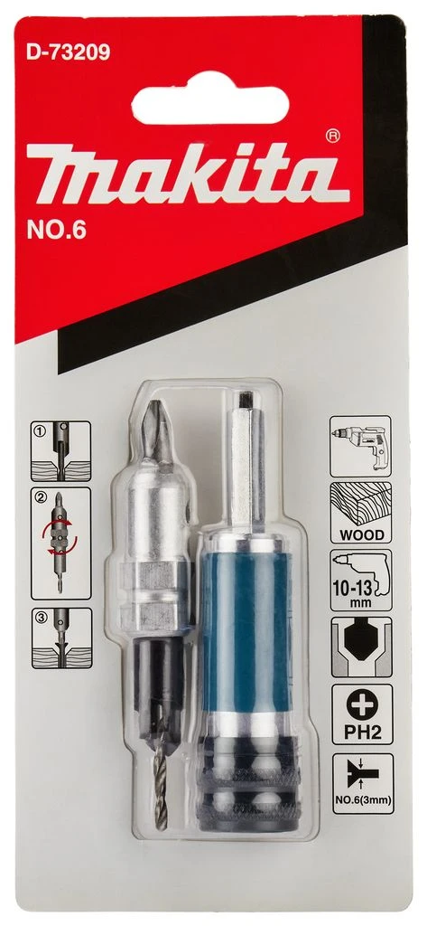 Makita D-73209 Quad Driver - 2.4mm/PH2 - Afbeelding 2