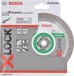 Bosch 2608615132 X-Lock Diamantschijf Best For Ceramic Extraclean Turbo - 125mm