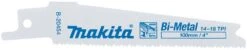Makita B-20454 Reciprozaagblad - 80 X 1,41/1,81mm - Hout/Metaal/Kunststof (5st)